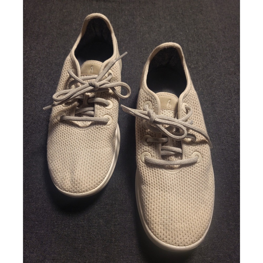 Allbirds Womens Tree Runners Size 9 Ivory Off White Cream Sneakers